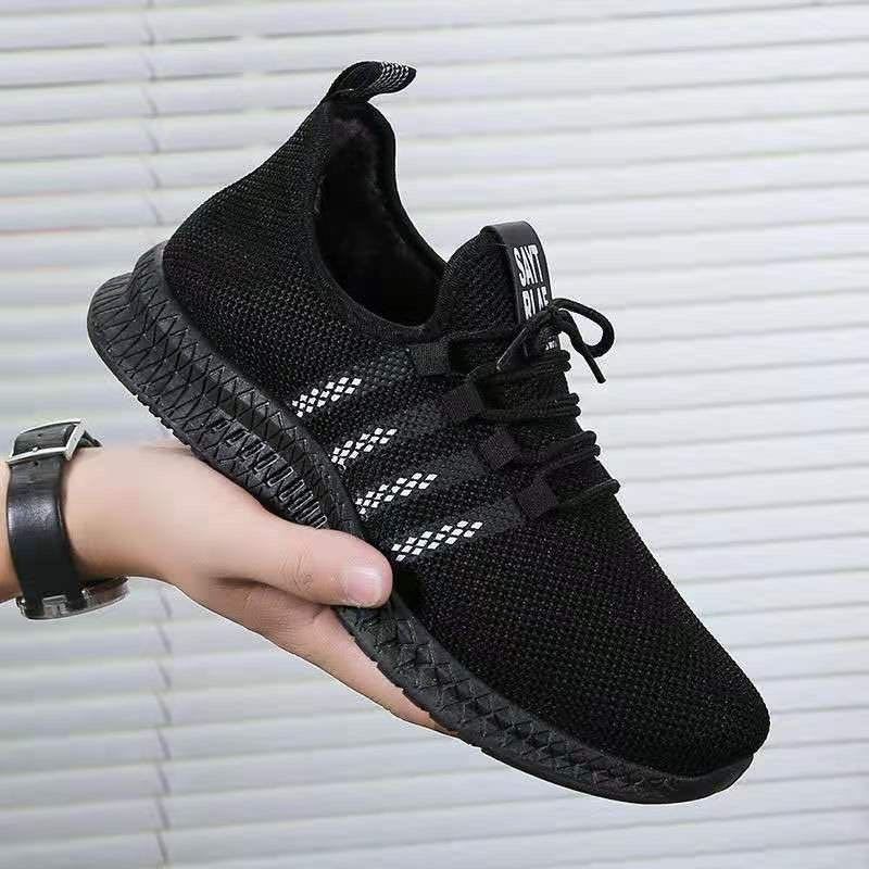 Old and New Version Casual Shoes One Piece Men's Middle-Aged People's Shoes Beijing Year Shoes Sports Shoes Casual Generation Shoes 2022 Men's Fashion Spring