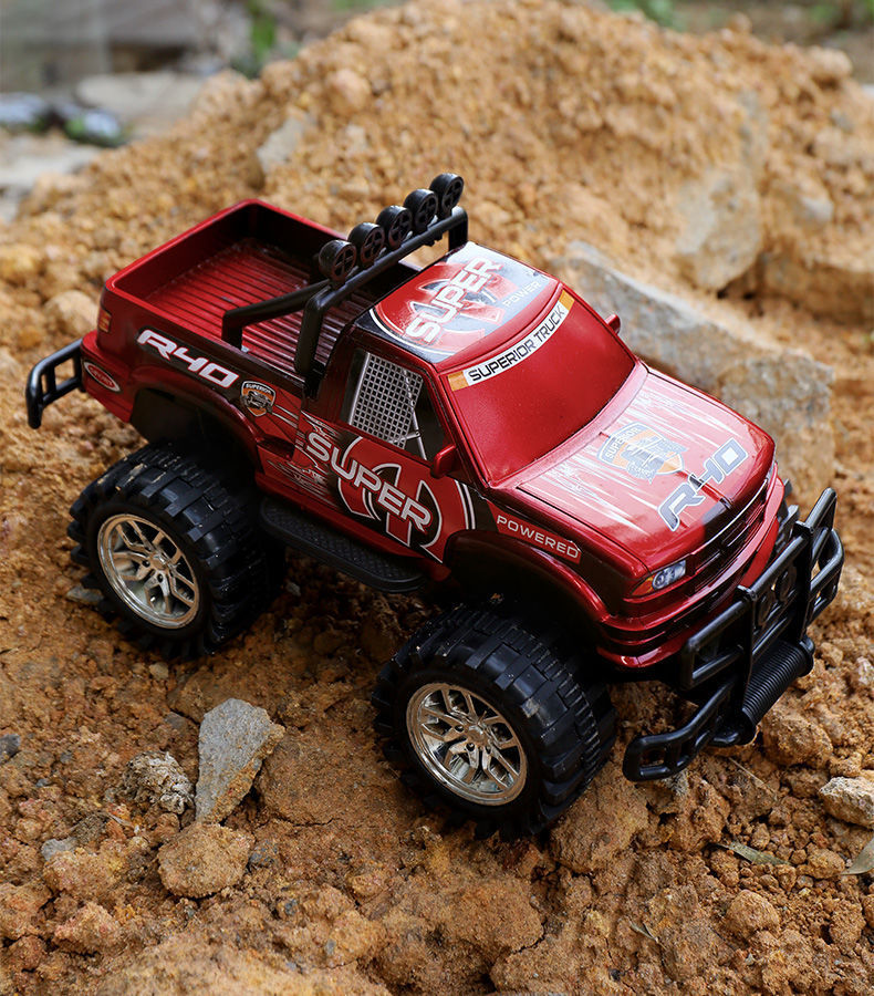 涂鸦jeep皮卡越野超大号回力惯性车仿真悍马儿童男孩玩具批发