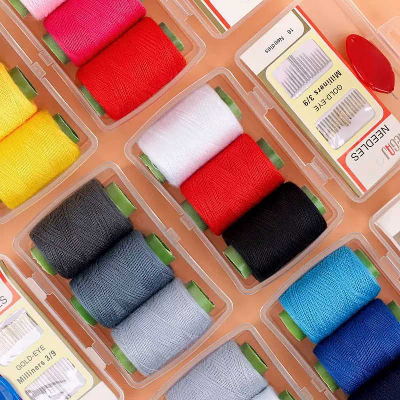 家用针线工具套装便携针线盒手工缝补衣服针线实用学生宿舍针线盒