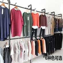 服装店装修货架童装女男装商场衣服展示架上墙立柱正侧挂组合架