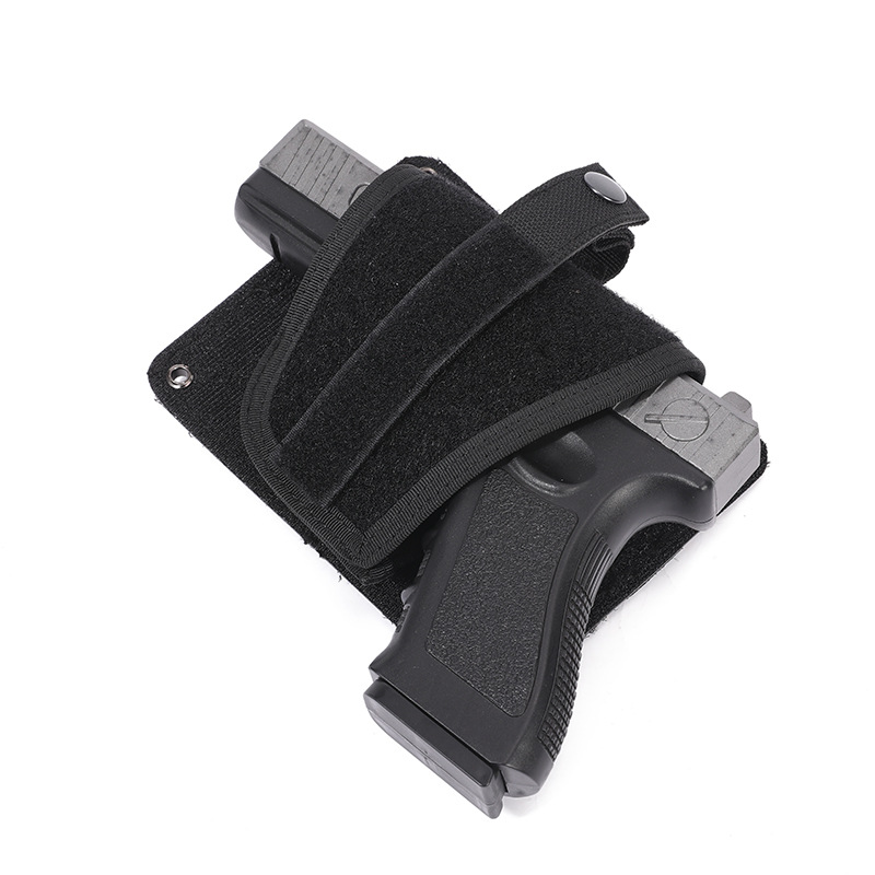 车载弹夹通用枪套隐蔽式床边吸顶枪套桌下快拔可拆装工具套 跨境