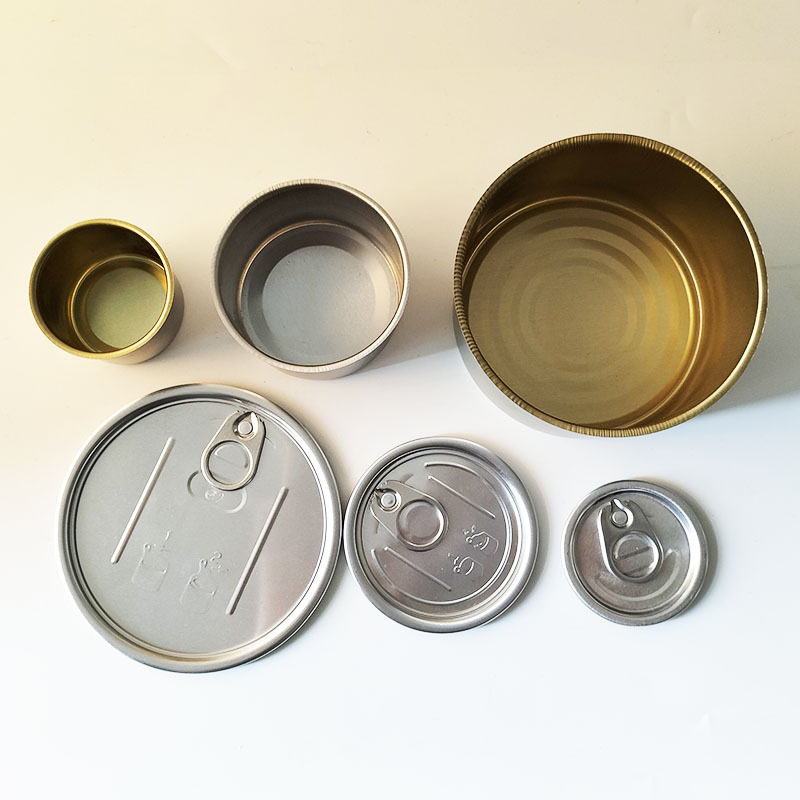 现货马口铁罐头盒子金属易拉铁罐圆形宠物猫罐头包装铁罐