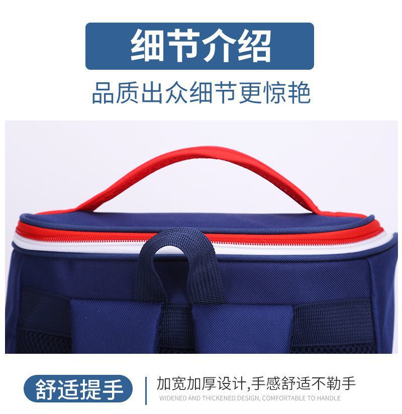 British Children's Schoolbag Men's Large Capacity Lightweight Decompression Spine Protection Wear-Resistant Preppy Style Backpack Grade 1-6 Wholesale