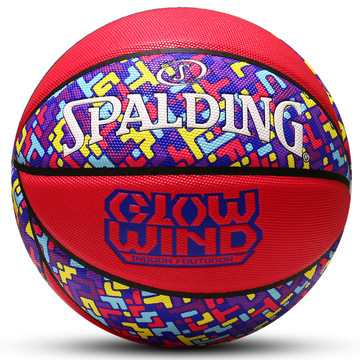 斯伯丁篮球官方正品成人学生室内外比赛训练专用7号pu花球76-997y
