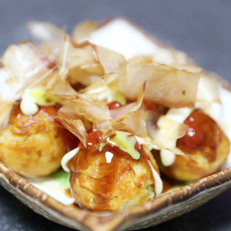 章鱼小丸子日式半成品套餐章鱼烧木鱼花丝汁沙拉酱风味一件代发