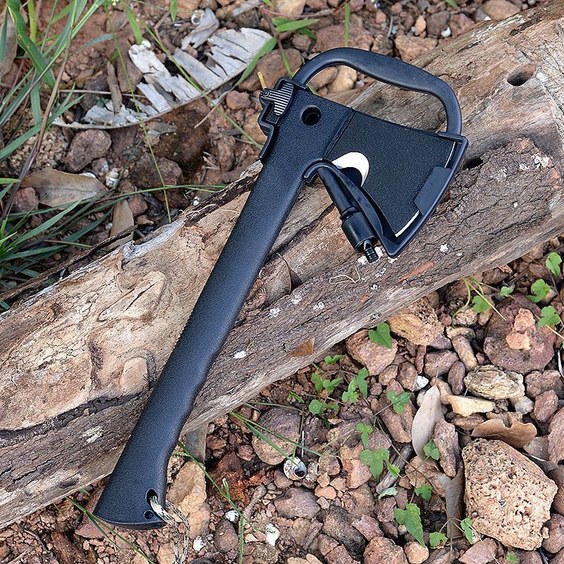 户外野营开山斧多功能便携工兵斧消防斧劈柴砍树斧头防身野外装备