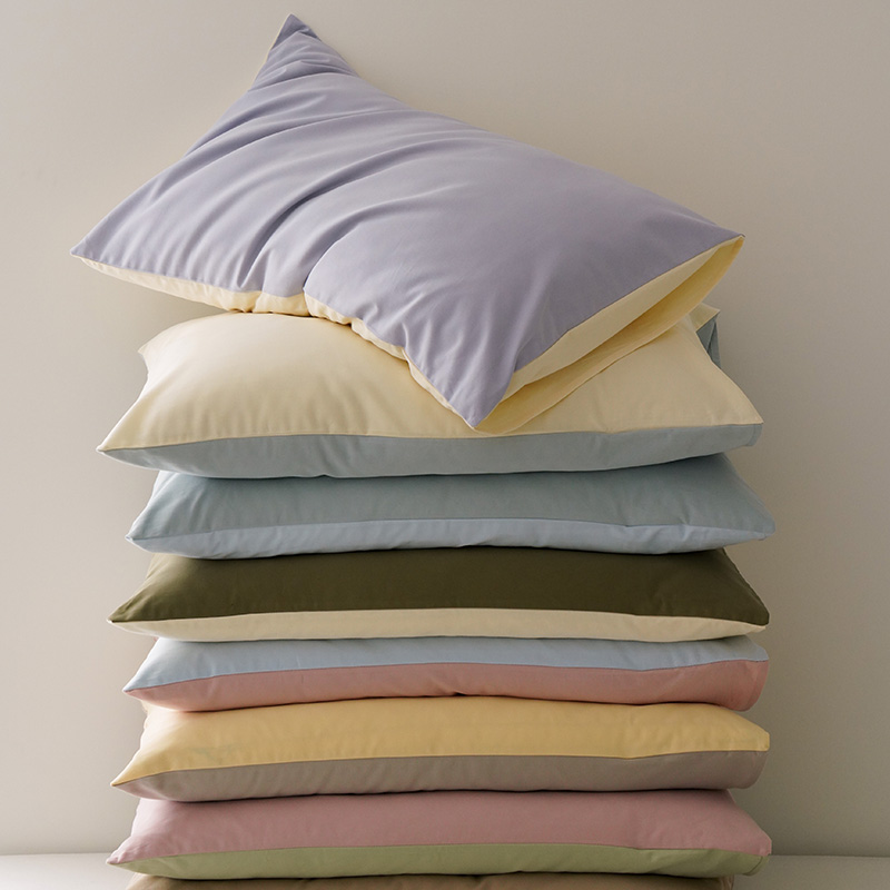 a类纯色双拼60支磨毛儿童枕套30×50加厚纯棉小枕头套一只-阿里巴巴