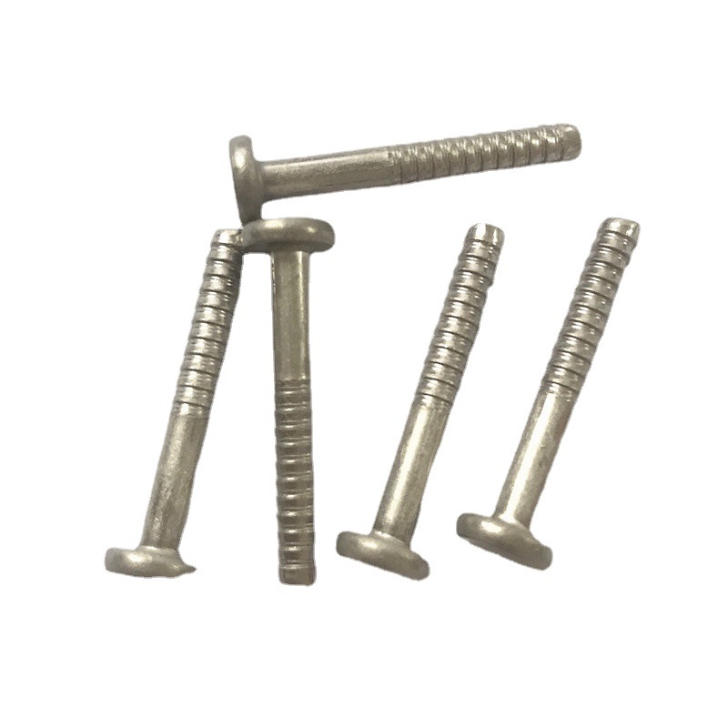 厂家工艺品塑料倒扣牙螺钉按压手扭螺丝钉平头自攻扣紧螺丝钉2.5*