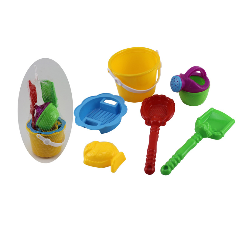 702-5小号沙滩桶水壶桶盖6件套儿童户外景区沙滩戏水玩具-阿里巴巴