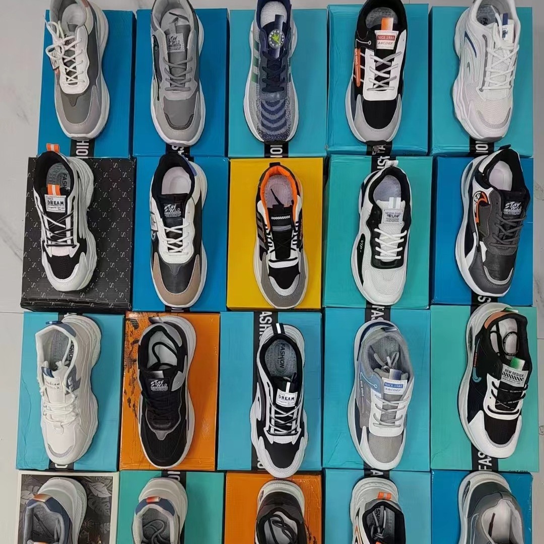 温州鞋地摊鞋批发尾货老爹鞋库存尾款货鞋子女鞋品牌鞋直播货源