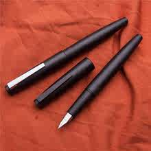 胖叔钢笔金豪80黑色拉丝纤维细尖学生日用写作业练字包豪斯德味