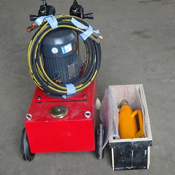 预应力前卡式张拉机27吨工程用单根钢绞线张拉机具桥梁多孔穿心顶