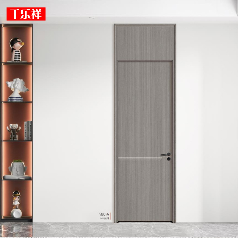 轻奢碳晶卧室门一门到顶cpl无漆木门房间公寓平开式室内套装门厂