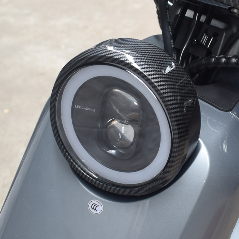 yyy小牛电动车大灯罩uqi u1u a u b cb us水转印灯盖改装配件其他