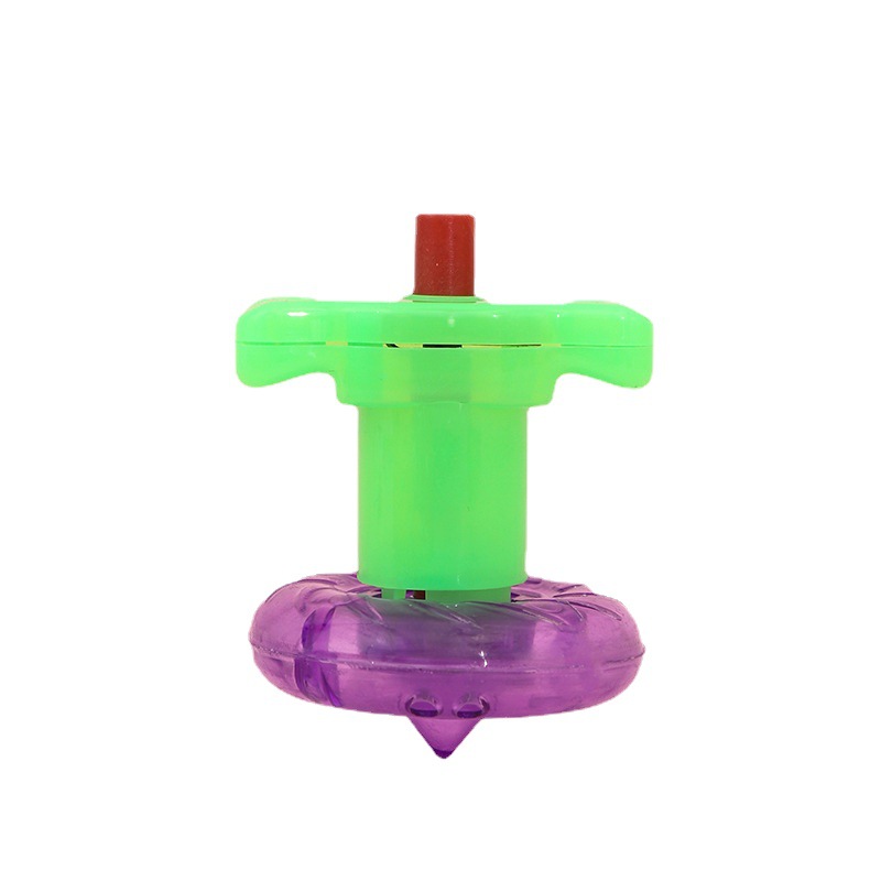Mini Rotating Speed Gyro Creative Retro Children's Flash Belt Transmitter Student Gift Small Toy
