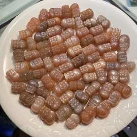 厂家直供天然太阳石金骨干貔貅裸石可做diy吊坠手链橙太阳石貔貅