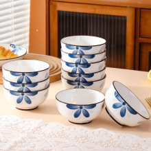 新款2024家用日式陶瓷米饭碗吃饭碗汤碗好看小碗餐具汤碗碟套装无
