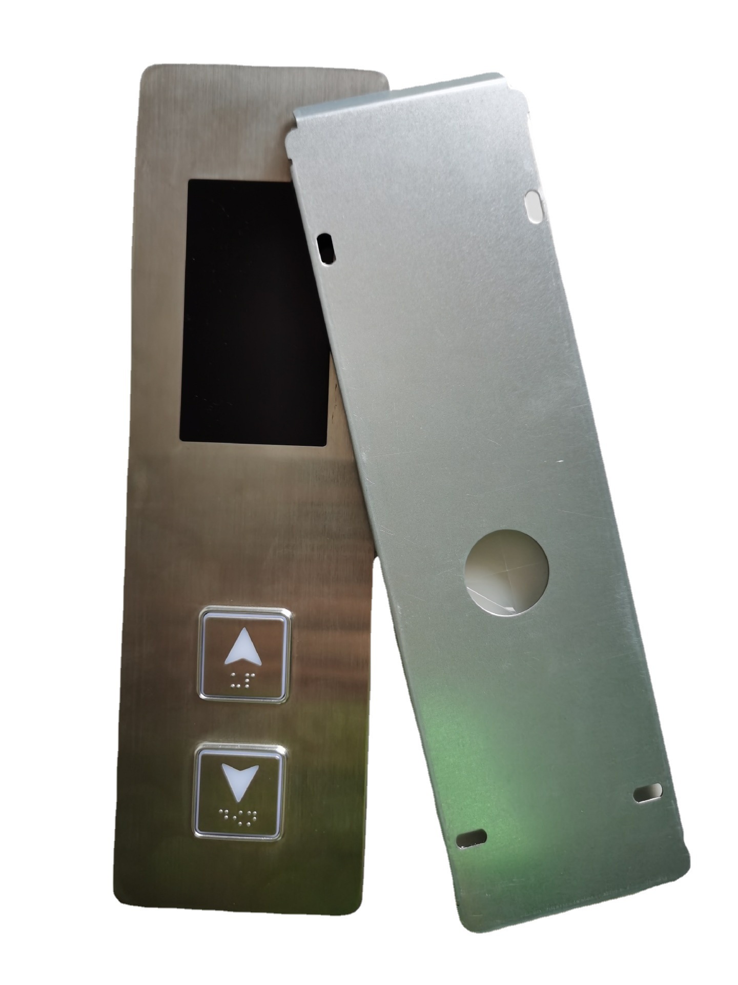 外呼面板召唤盒单联电梯外呼 客梯 货梯 无底盒 边框式 按钮可选