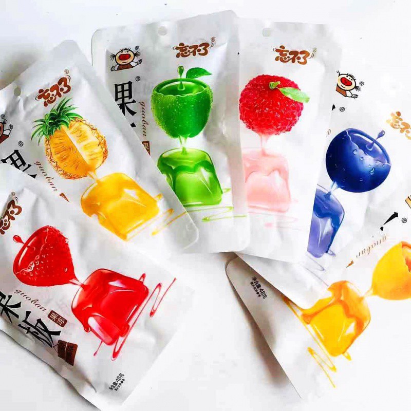 【包邮】乐逍遥忘不了果板果冻160g*80包/箱商超同款芒果草莓口味