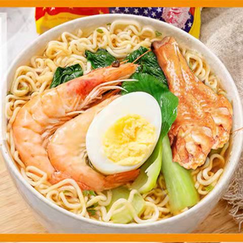 龙丰方便面三鲜伊面干吃面30袋装经典美食零食夜宵童年味道方便面