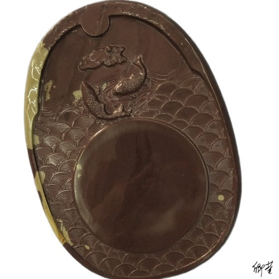 宁夏贺兰石砚台文房四宝实体店办公书法天然石送礼雕刻正方形石刻