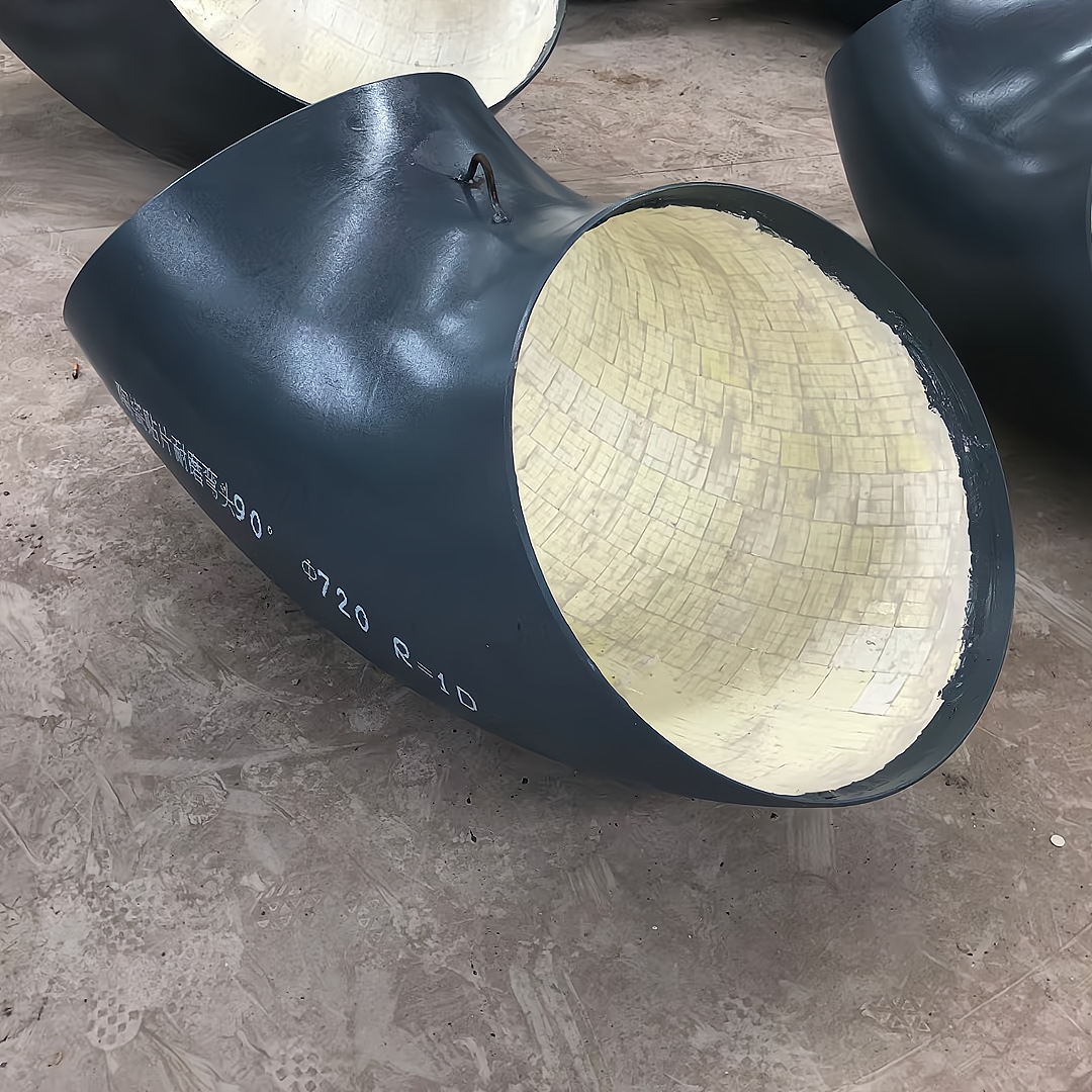 耐磨整体陶瓷弯头背包耐磨弯头法兰连接耐磨复合管道