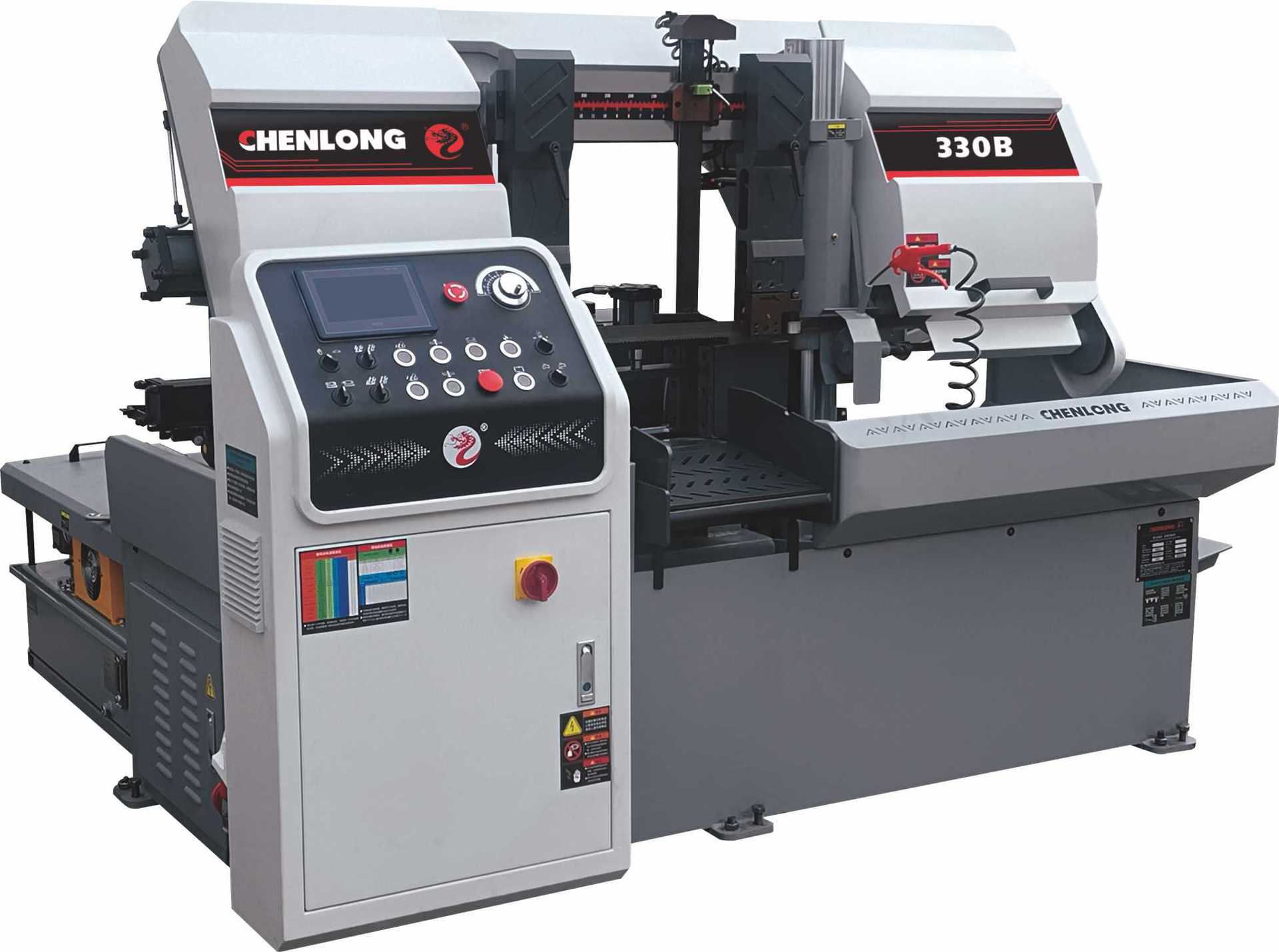 晨龙锯床 数控智能高效系列330b全自动卧式金属带锯床锯口窄省料