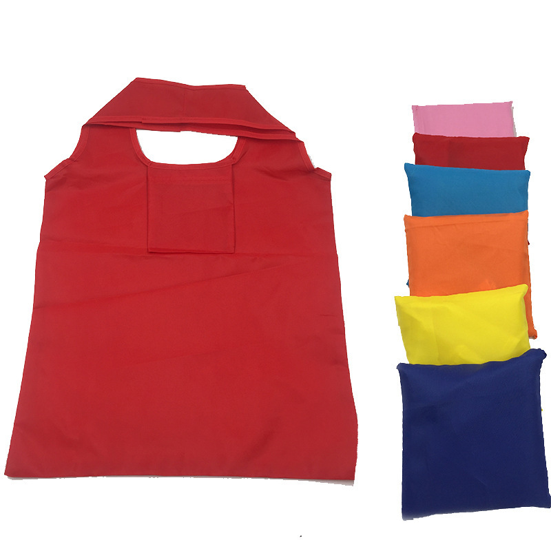 210T涤纶牛津布环保购物袋可折叠便携大容量超市手提袋