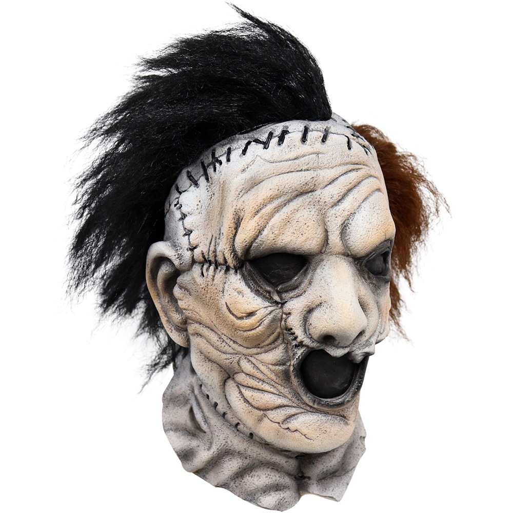 2022恐怖面具德州电锯杀人狂面具电锯狂人影视道具乳胶面具万圣节