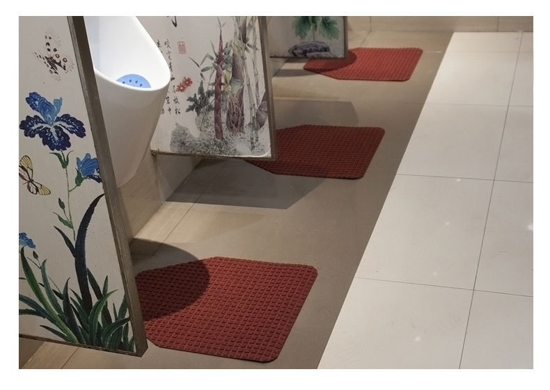 男厕所小便池地垫尿斗垫吸水垫子商场公共卫生间脚垫公司便池地垫