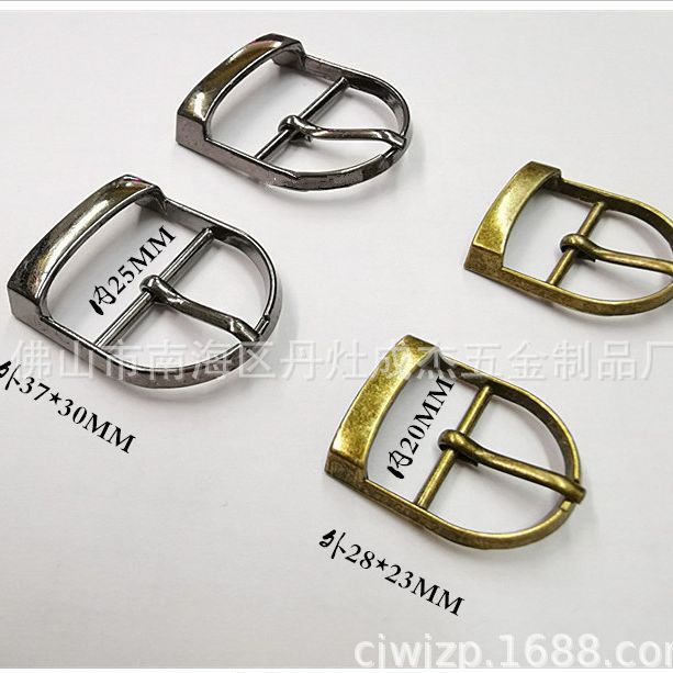 供应鞋扣腰带皮带扣合金箱包配件日字鞋材五金 服饰金属扣风衣扣