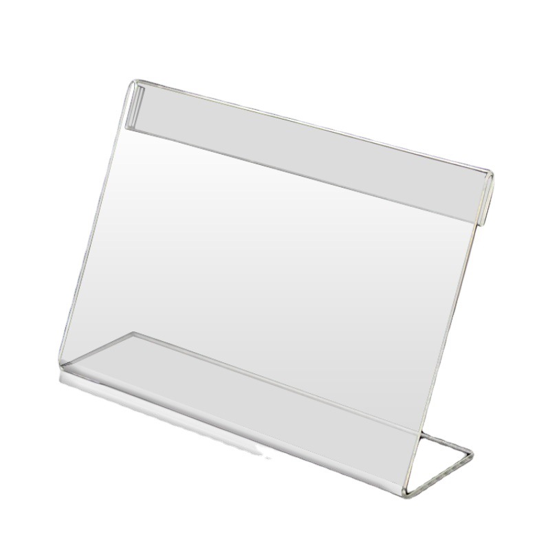 亚克力展示架席卡10个装透明桌面台台牌标价牌商品价格标签牌价格
