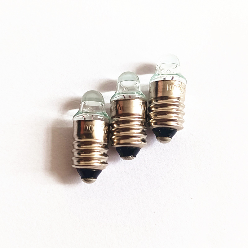 ledDC3V E10 笔晶灯医疗器材 led手电筒 DC3V 高度聚光灯泡