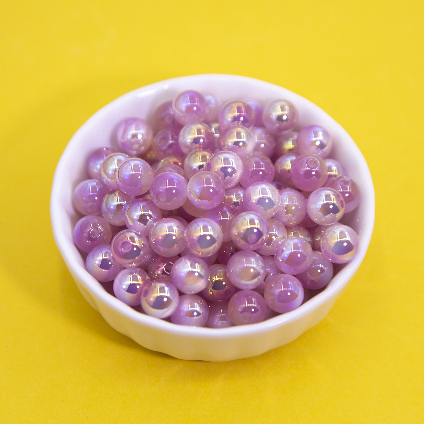 鼎奕冷月羽墨双色猫眼高亮珠子散珠diy串珠手链材料饰品配件批发