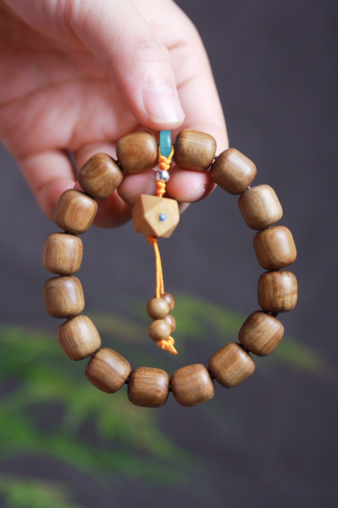 澳洲新山檀香女款桶珠手串老料佛珠 檀香木12*12桶珠 一件代发