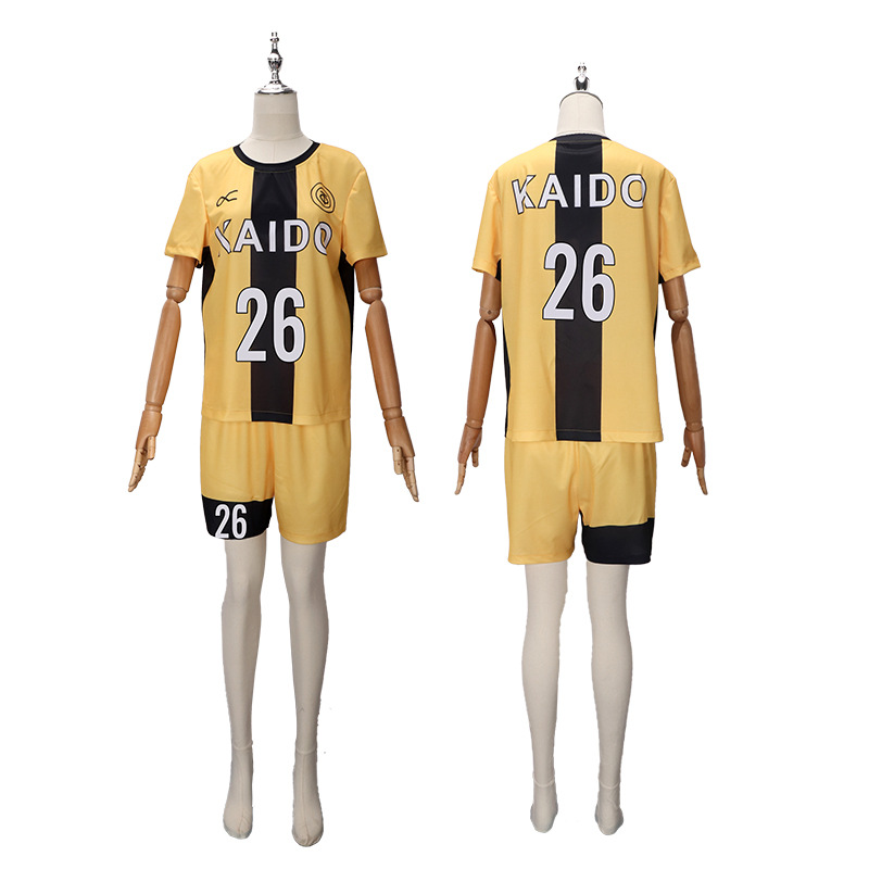 Qingzhi Reed Cos Costume Qingjing Men's Short-Sleeved T-shirt Sports Football Clothing Team Anime Cosplay Clothing