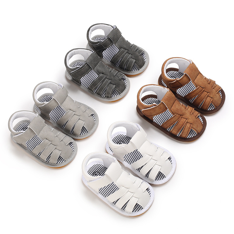 summer 0-1 years old soft rubber sole baby boy sandals baby shoes