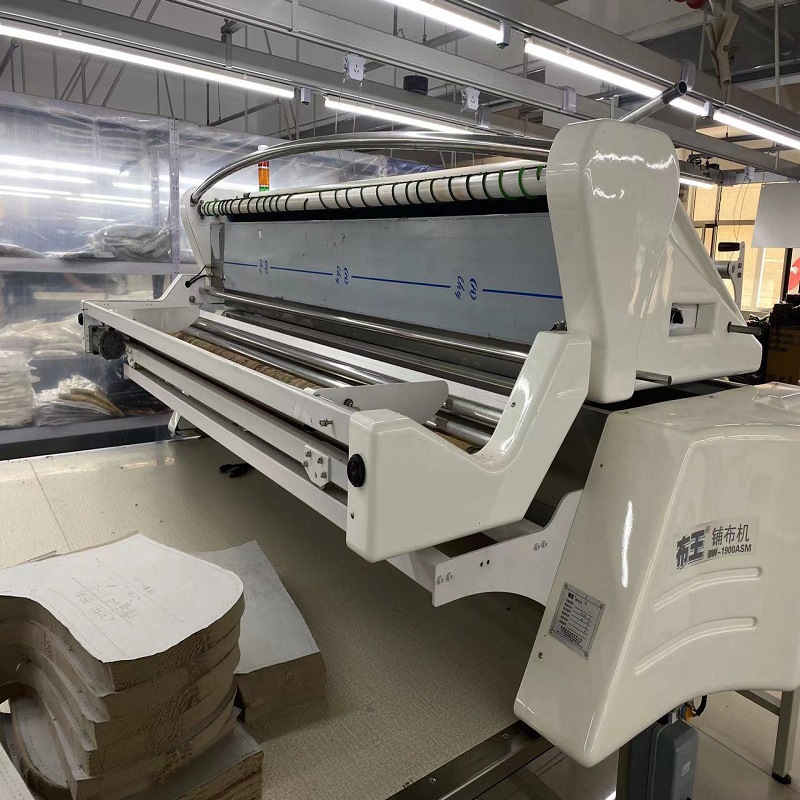 全自动拉布机铺布机针梭通用纺织电脑智能操作服装面料设备