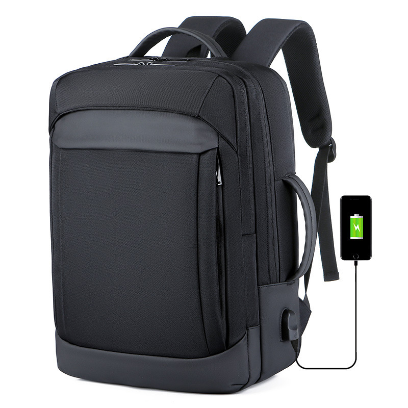 Cross-Border Large Capacity Expansion USB Charging Multifunctional Business Travel Backpack Men's Computer Backpack