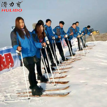 滑雪板初高品质儿童雪橇橱窗展示成人滑雪双板含雪仗戏雪滑雪用品