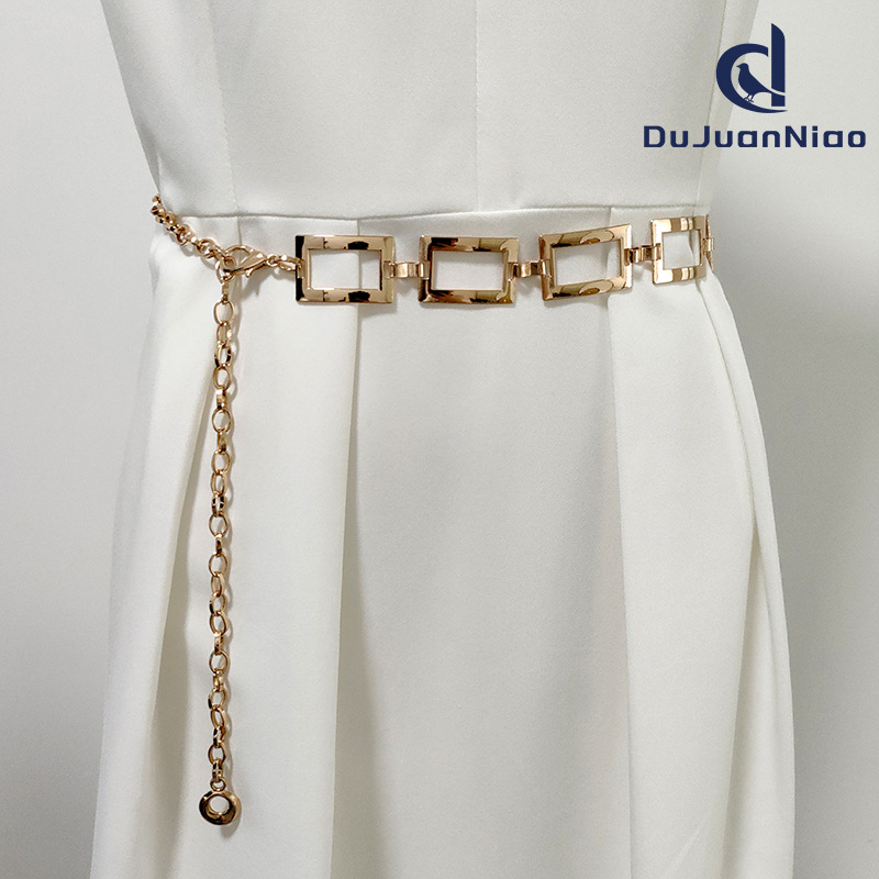 Women's Metal High-Grade Waist Chain Internet Influencer Accessories Women's Chain with Skirt Dress Sweater Decoration Women's Belt