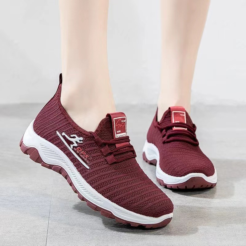 Spring and Autumn New Cross-Border Women's Shoes Casual Shoes Women's Walking Shoes Old Beijing Cloth Shoes Sneaker Factory Direct Deliver
