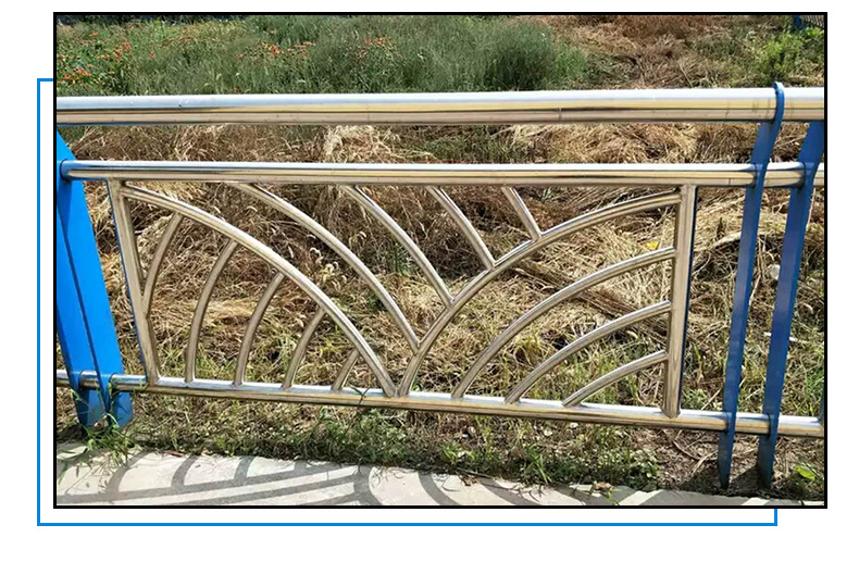 加工定制 不锈钢复合管护栏 景区景观河道观光护栏 城市道路护栏