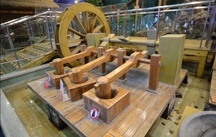 水碓模型冶铁水排模型教学模型-阿里巴巴