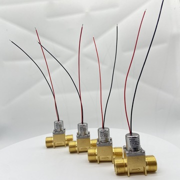 1/2"水流量脉冲电磁阀黄铜电磁阀 紧凑型正脉冲开启阀负脉冲关闭