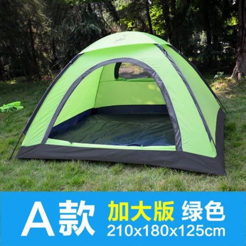 户外帐篷野营露营沙滩旅游车顶登山单层帐篷2-3人帐篷野营装备