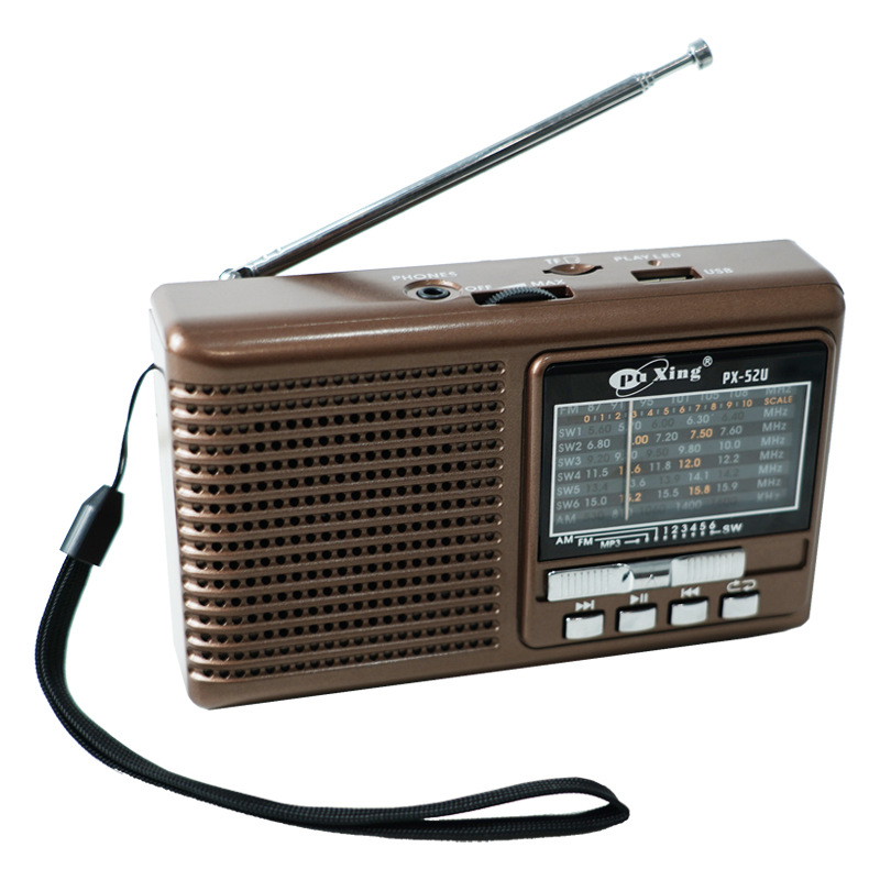 Muitiband Retro Pointer Radio USB Card Rechargeable Old Radio Elderly Radio Wholesale