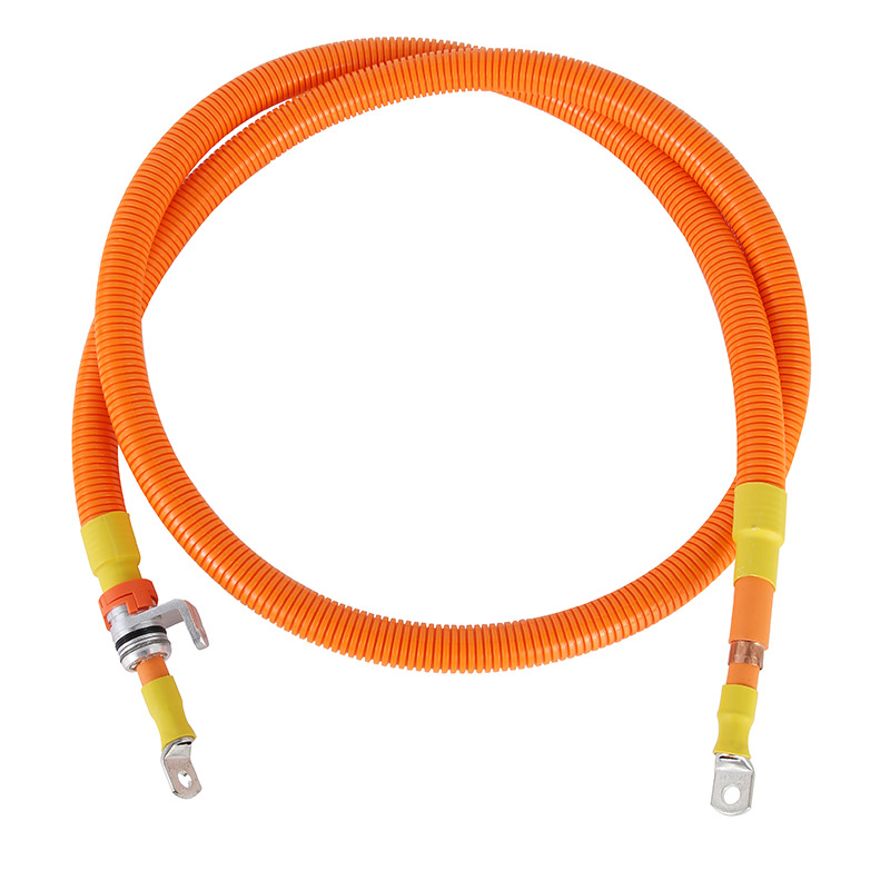 加工汽车线束 95mm05 evrp屏蔽线主驱电机u相线 新能源汽车线束