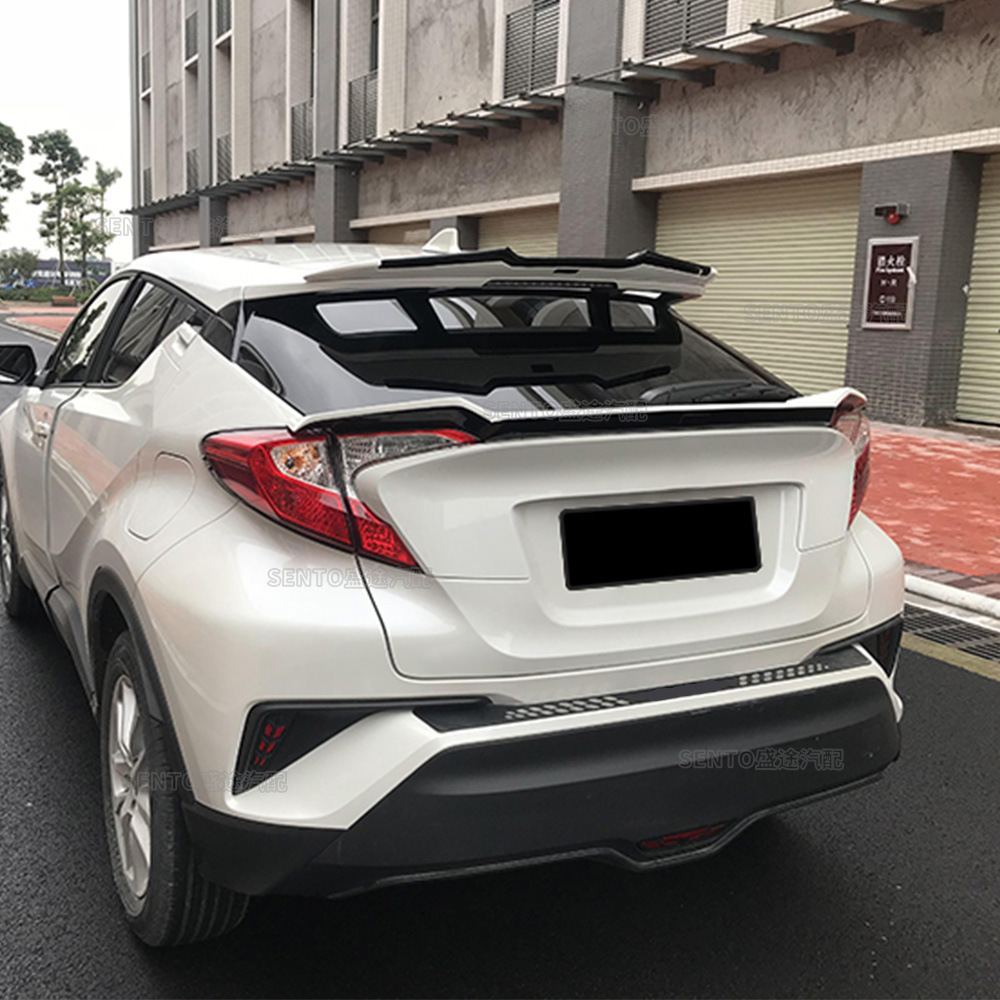 适用于2016-2020丰田chr奕泽专用改装顶翼中翼尾翼免打孔尾翼压翼