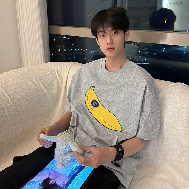 lanbos we11done小众美式潮牌welldone男女夏季纯棉宽